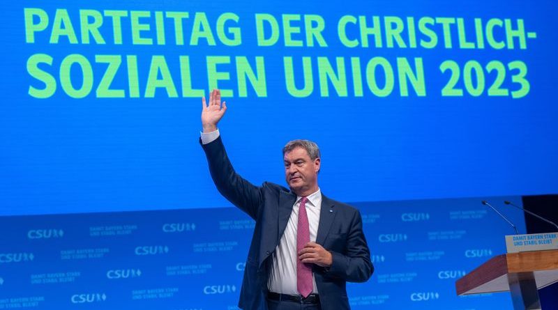 96,56 Prozent: Parteitag bestätigt Söder erneut als CSU-Chef