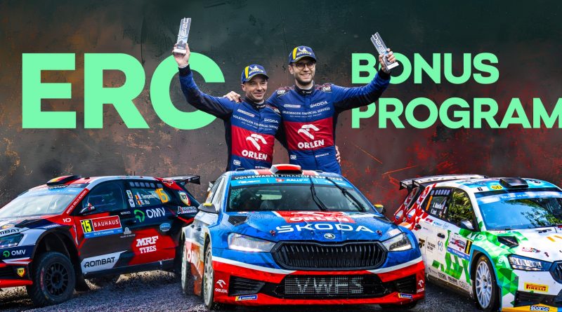 Das Škoda Motorsport Bonusprogramm wird in der FIA Rallye-Europameisterschaft 2026 fortgesetzt