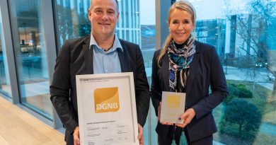 Debeka-Zentrale in Koblenz erhält Gold-Zertifikat für nachhaltiges Bauen – Neuer Erweiterungsbau überzeugt durch Energieeffizienz, moderne Arbeitsplätze und umweltfreundliche Mobilität