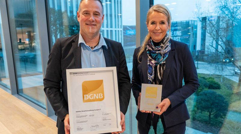 Debeka-Zentrale in Koblenz erhält Gold-Zertifikat für nachhaltiges Bauen – Neuer Erweiterungsbau überzeugt durch Energieeffizienz, moderne Arbeitsplätze und umweltfreundliche Mobilität