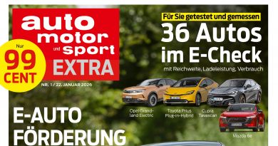 auto motor und sport erklärt die neue E-Auto-Förderung in Extra-Ausgabe für 99 CentInklusive Tests von 36 Elektro- und Hybridmodellen